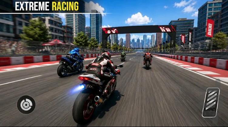 موتور بازی در اتوبان - Gameplay image of android game
