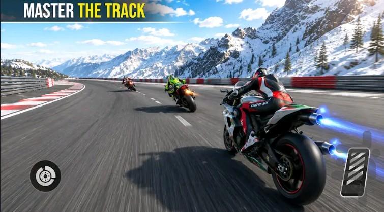 موتور بازی در اتوبان - Gameplay image of android game