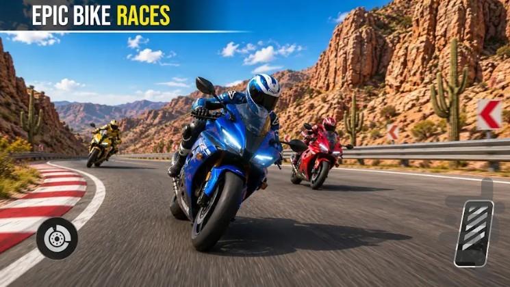 موتور بازی در اتوبان - Gameplay image of android game