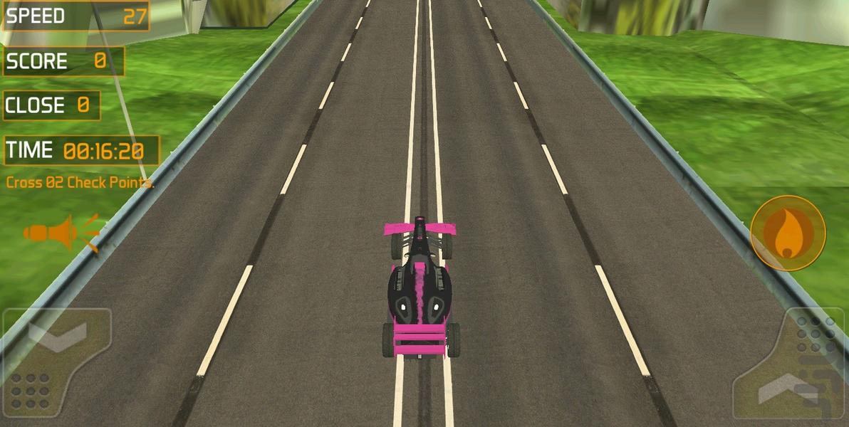 ماشین بازی در اتوبان - Gameplay image of android game
