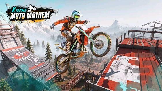 بازی موتور پرشی - Gameplay image of android game