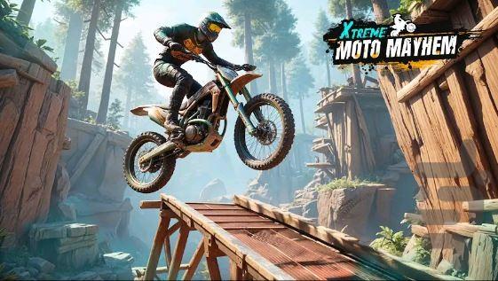 بازی موتور پرشی - Gameplay image of android game