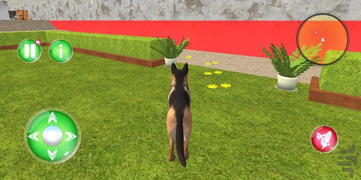 بازی شبیه ساز سگ خانگی - Gameplay image of android game