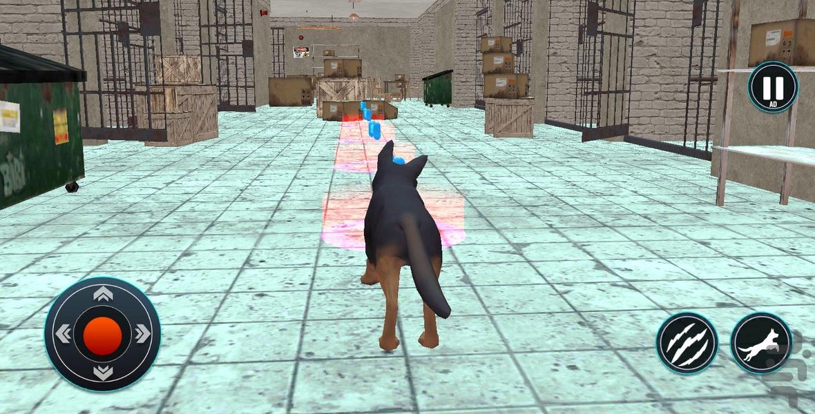 بازی سگ پلیس - Gameplay image of android game
