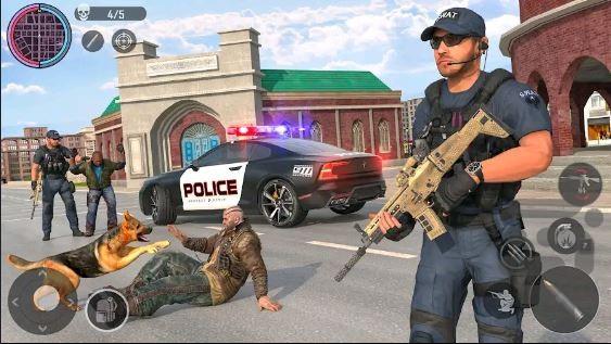 بازی سگ پلیس - Gameplay image of android game