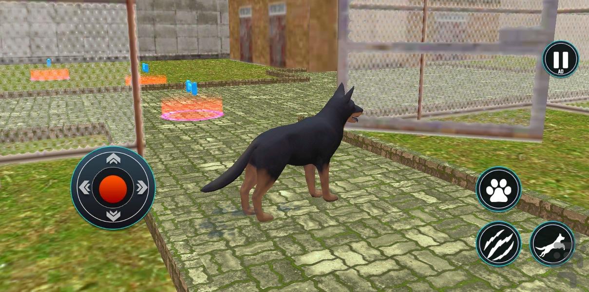 بازی سگ پلیس - Gameplay image of android game