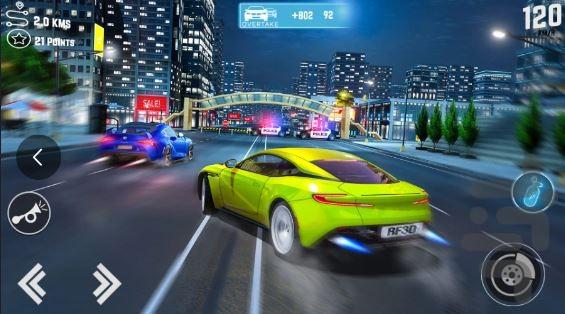 ماشین بازی در شهر - Gameplay image of android game