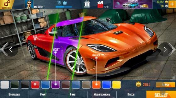 ماشین بازی در شهر - Gameplay image of android game