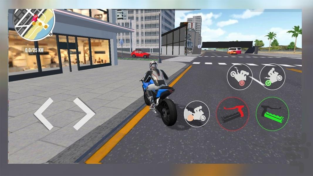 موتور بازی در شهر - Gameplay image of android game