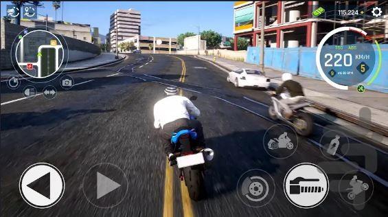 موتور بازی در شهر - Gameplay image of android game