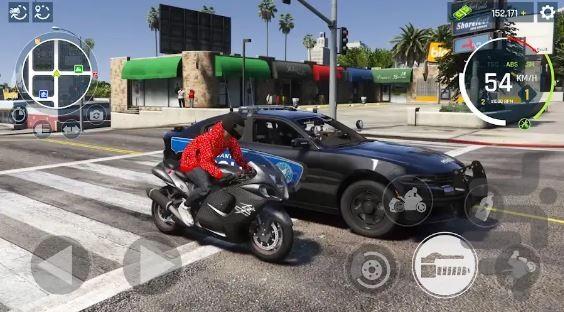 موتور بازی در شهر - Gameplay image of android game