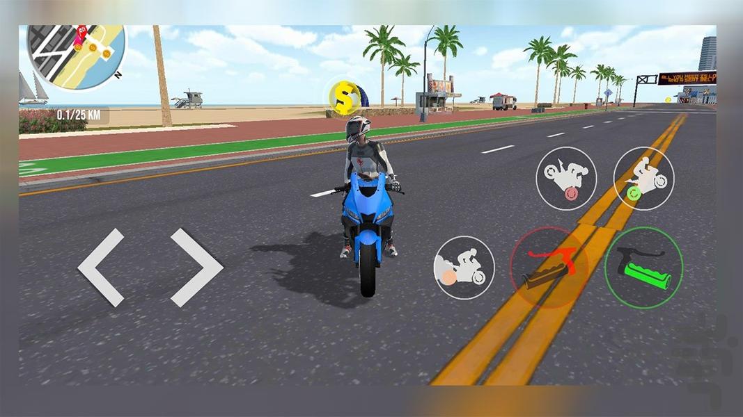 موتور بازی در شهر - Gameplay image of android game