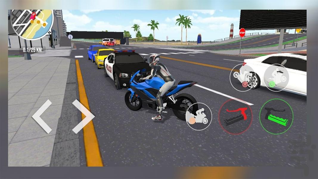 موتور بازی در شهر - Gameplay image of android game