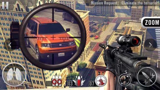 بازی تفنگی اسنایپر - Gameplay image of android game