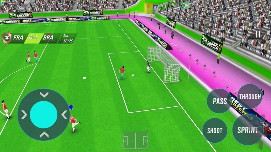 بازی فوتبال لیگ برتر - عکس بازی موبایلی اندروید