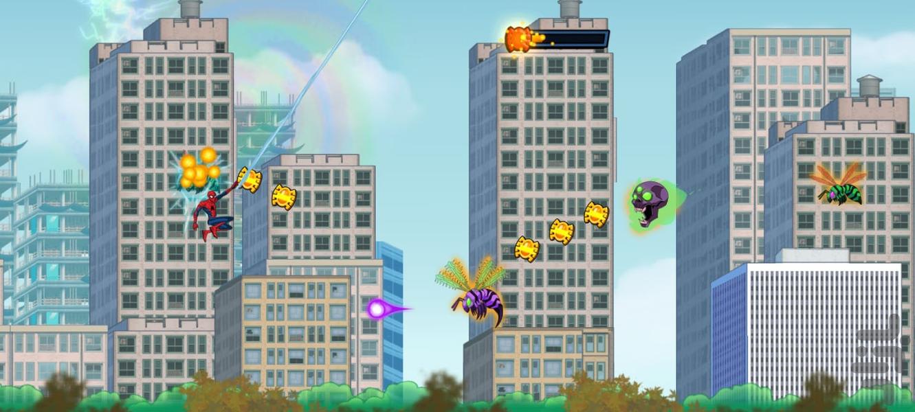 بازی مرد عنکبوتی - Gameplay image of android game