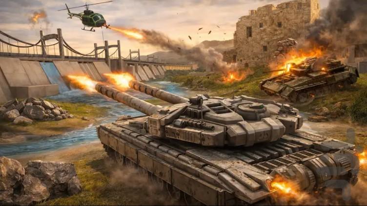بازی تانک جنگی - Gameplay image of android game