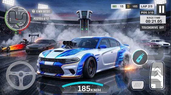 ماشین بازی در ترافیک - Gameplay image of android game