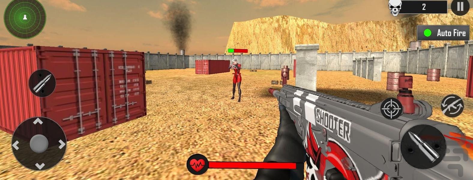بازی دختر تیرانداز - Gameplay image of android game