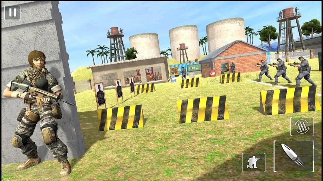 بازی دختر تیرانداز - Gameplay image of android game