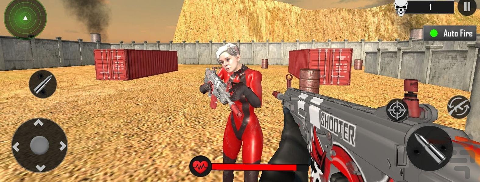 بازی دختر تیرانداز - Gameplay image of android game