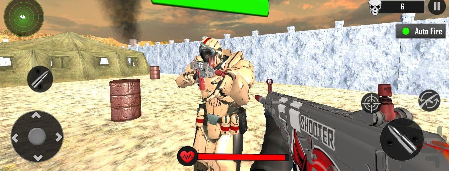 بازی دختر تیرانداز - Gameplay image of android game