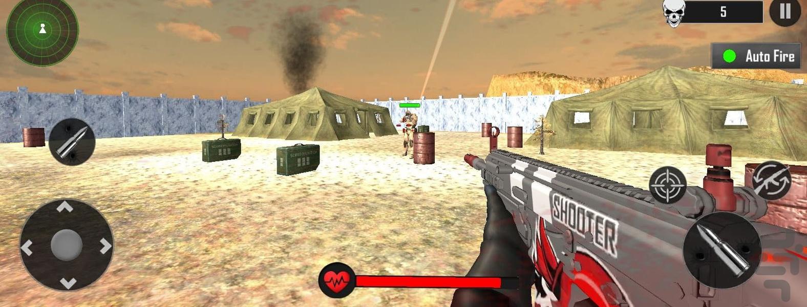 بازی دختر تیرانداز - Gameplay image of android game