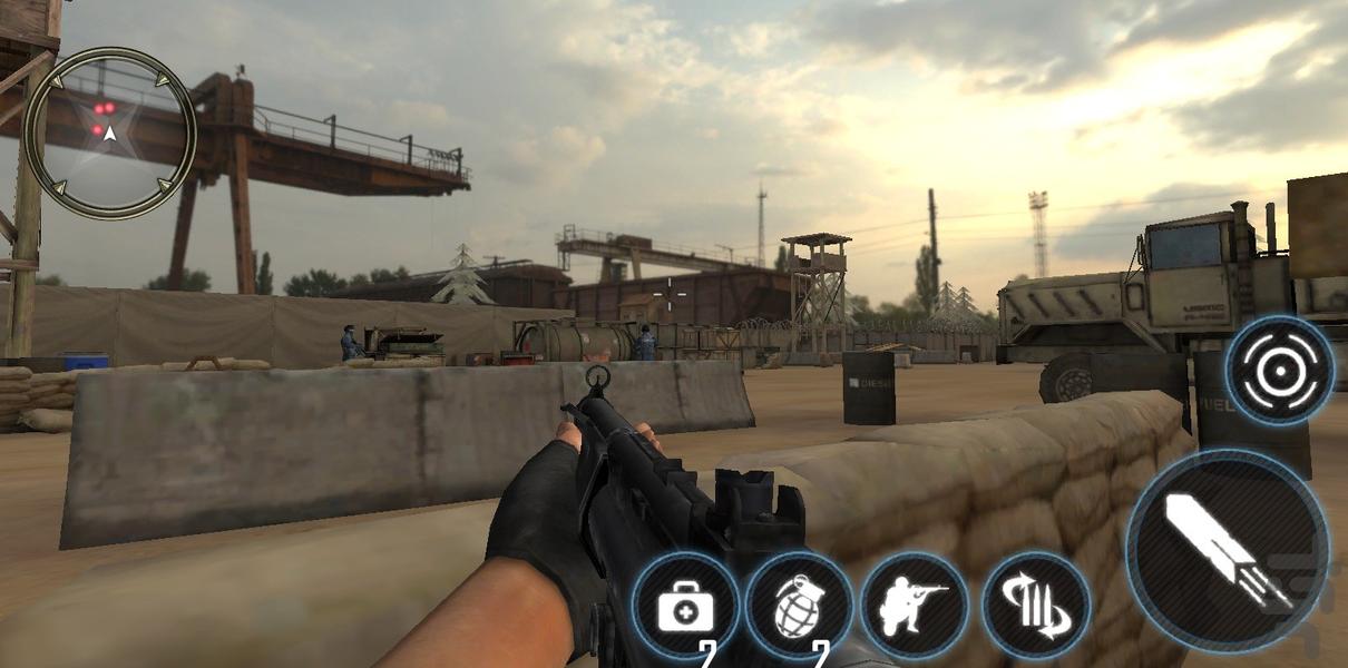 تفنگ بازی در شهر - Gameplay image of android game