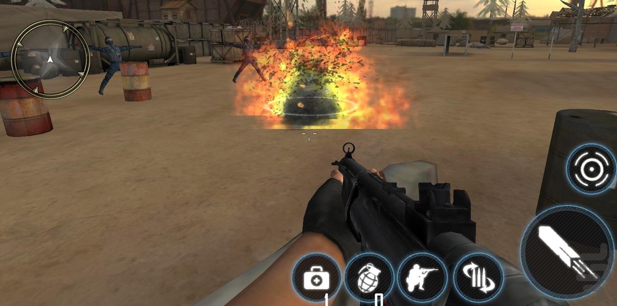 تفنگ بازی در شهر - Gameplay image of android game