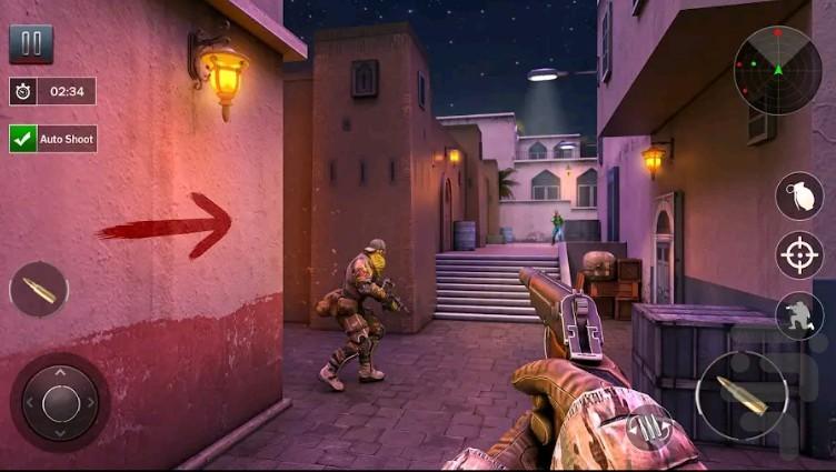 تفنگ بازی در شهر - Gameplay image of android game
