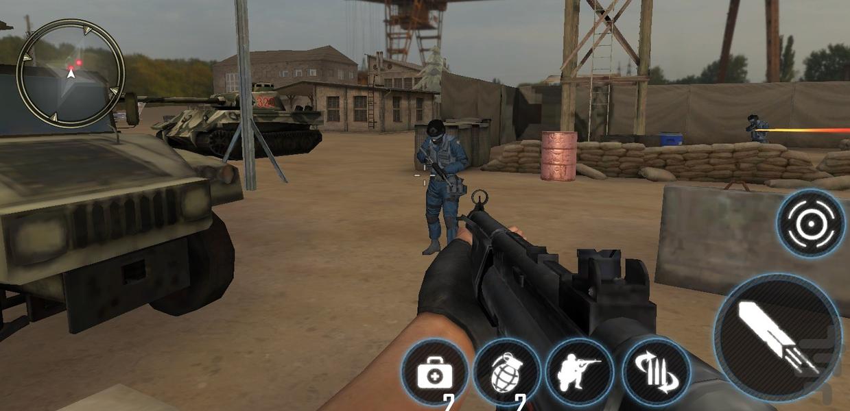 تفنگ بازی در شهر - Gameplay image of android game