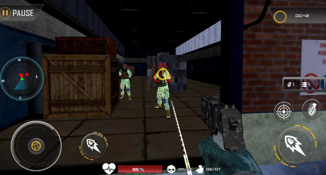 تفنگ بازی - Gameplay image of android game