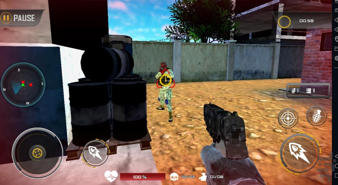 تفنگ بازی - Gameplay image of android game