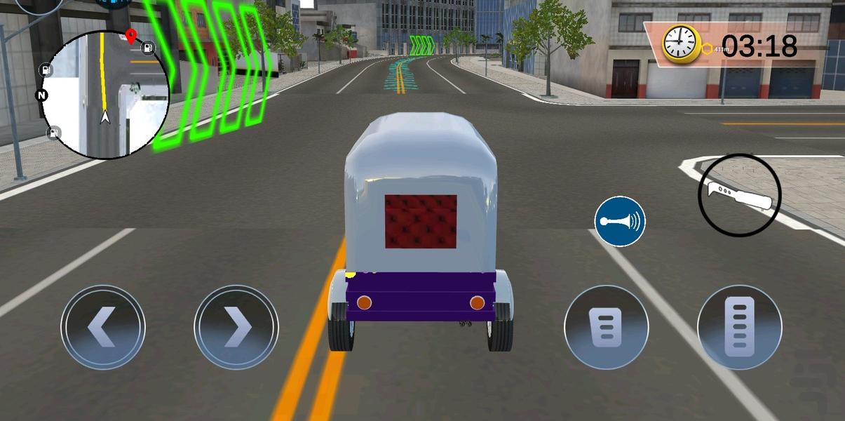 بازی تاکسی توک توک - Gameplay image of android game