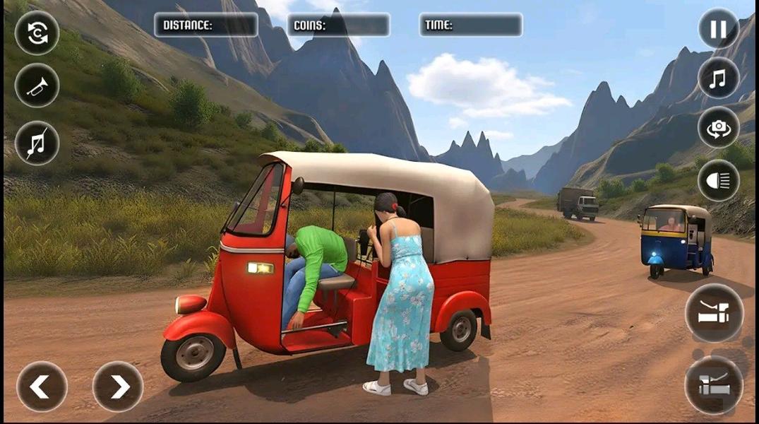 بازی تاکسی توک توک - Gameplay image of android game