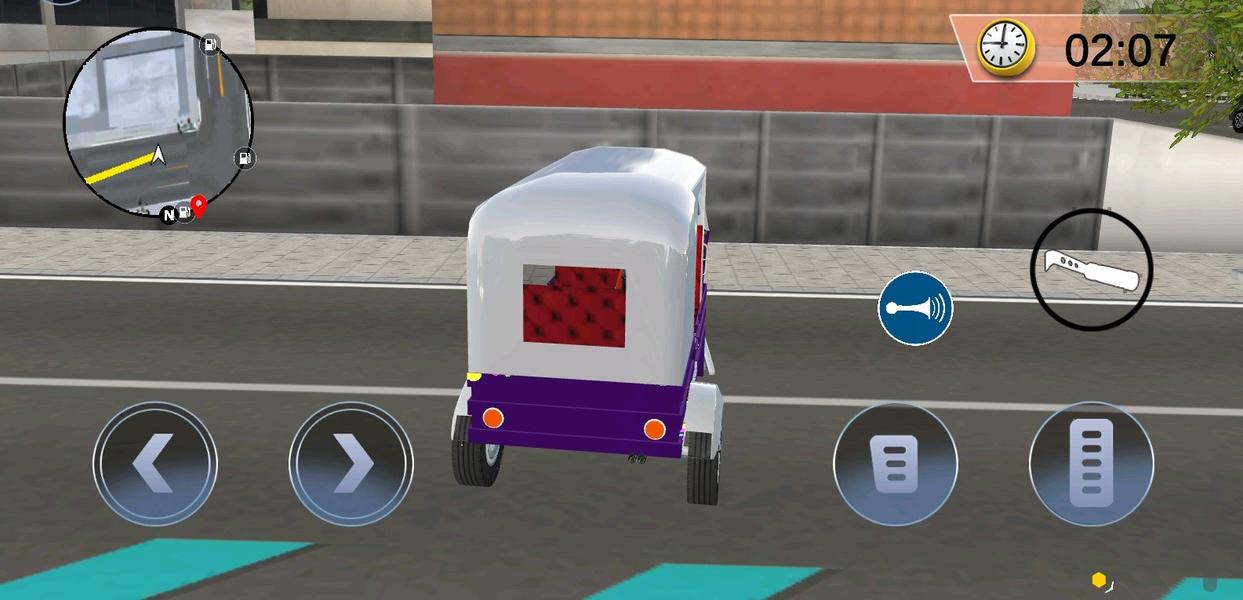 بازی تاکسی توک توک - Gameplay image of android game