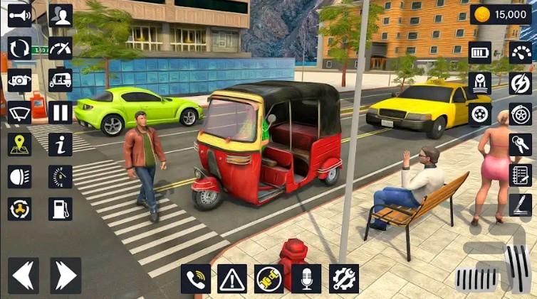 ماشین بازی توک توک - Gameplay image of android game