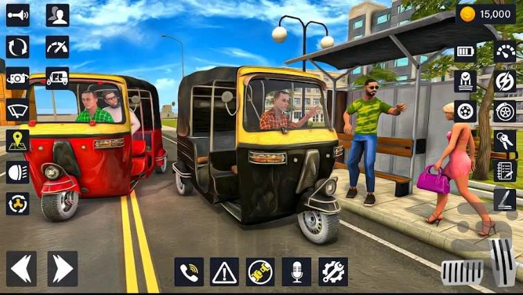 ماشین بازی توک توک - Gameplay image of android game