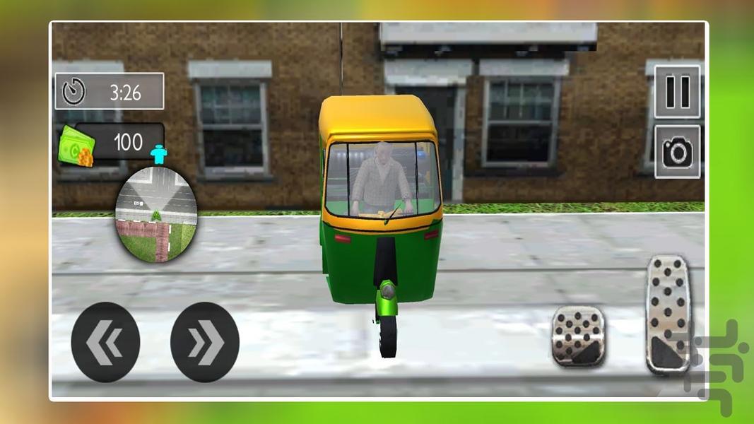 ماشین بازی توک توک - Gameplay image of android game