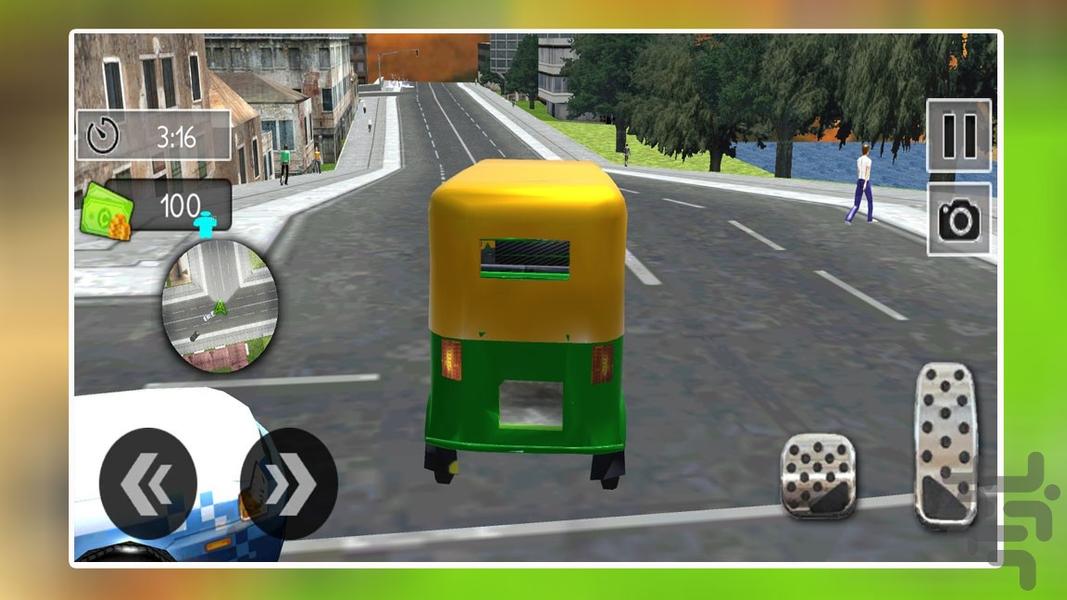 ماشین بازی توک توک - Gameplay image of android game