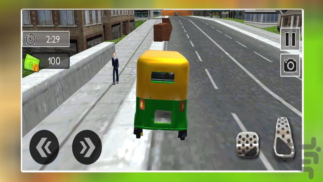 ماشین بازی توک توک - Gameplay image of android game