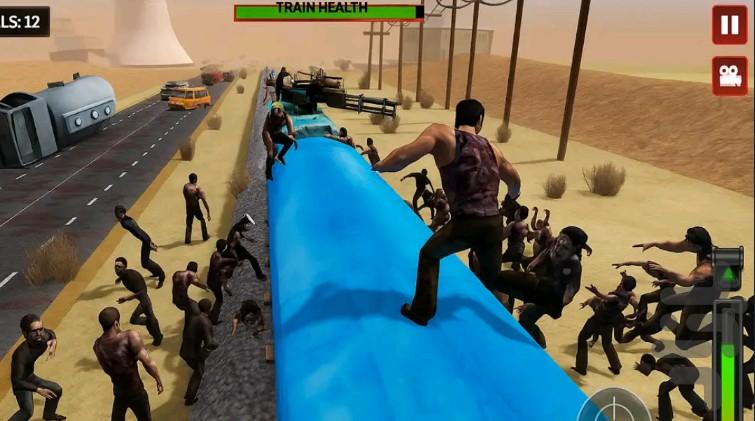 بازی قطار - Gameplay image of android game