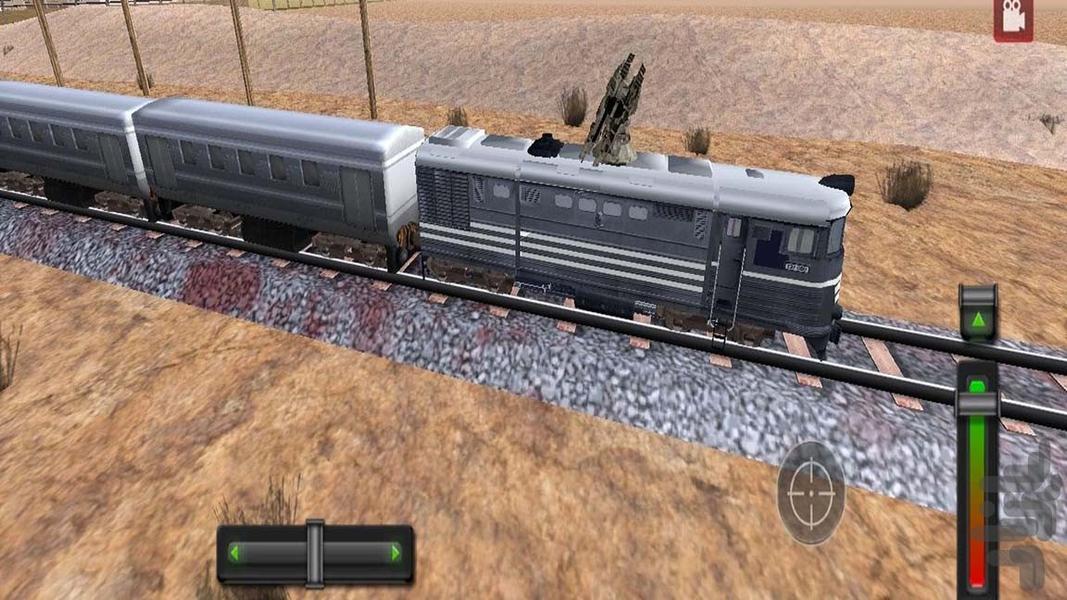 بازی قطار - Gameplay image of android game