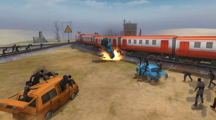 بازی قطار - Gameplay image of android game