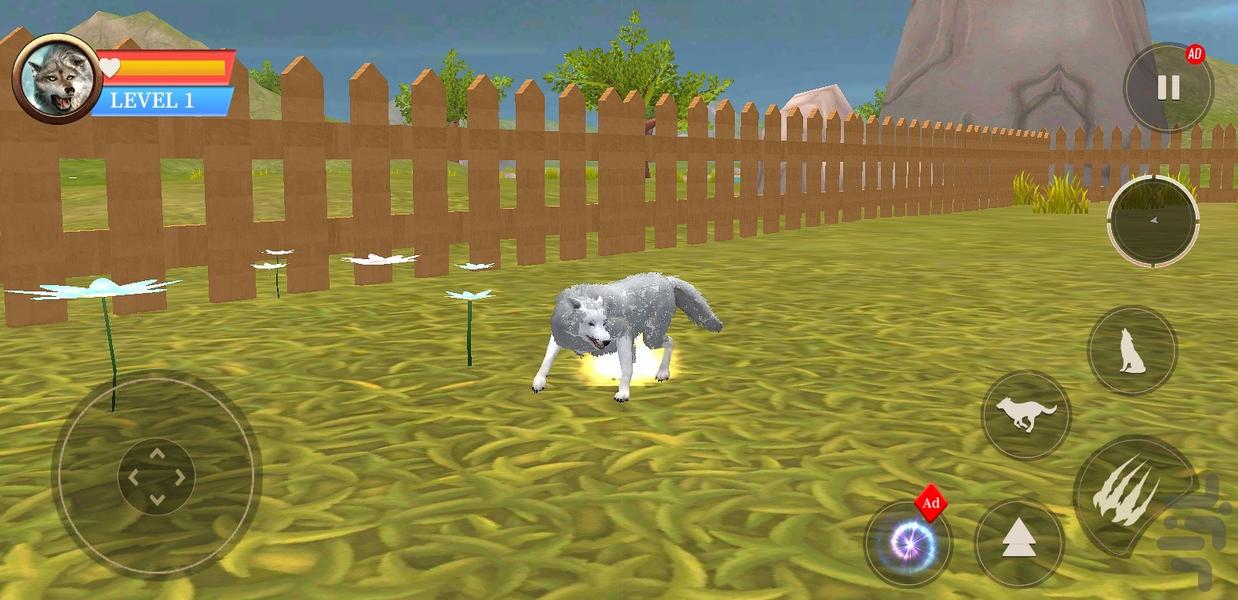 بازی گرگ وحشی - Gameplay image of android game