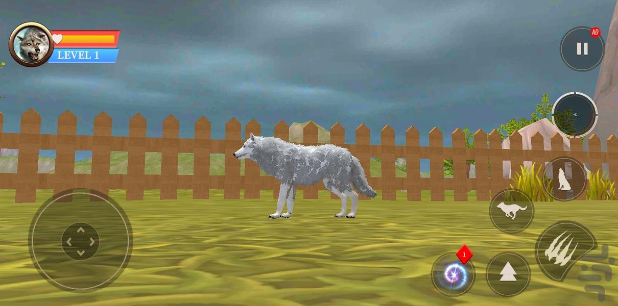 بازی گرگ وحشی - Gameplay image of android game