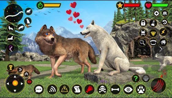بازی گرگ وحشی - Gameplay image of android game