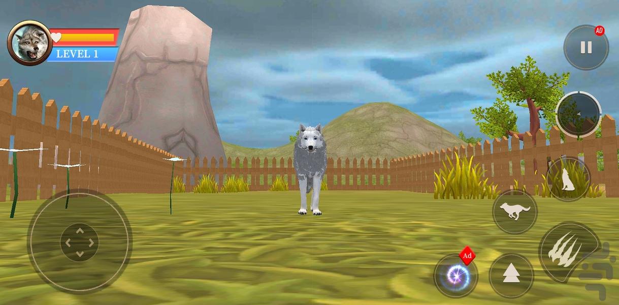 بازی گرگ وحشی - Gameplay image of android game