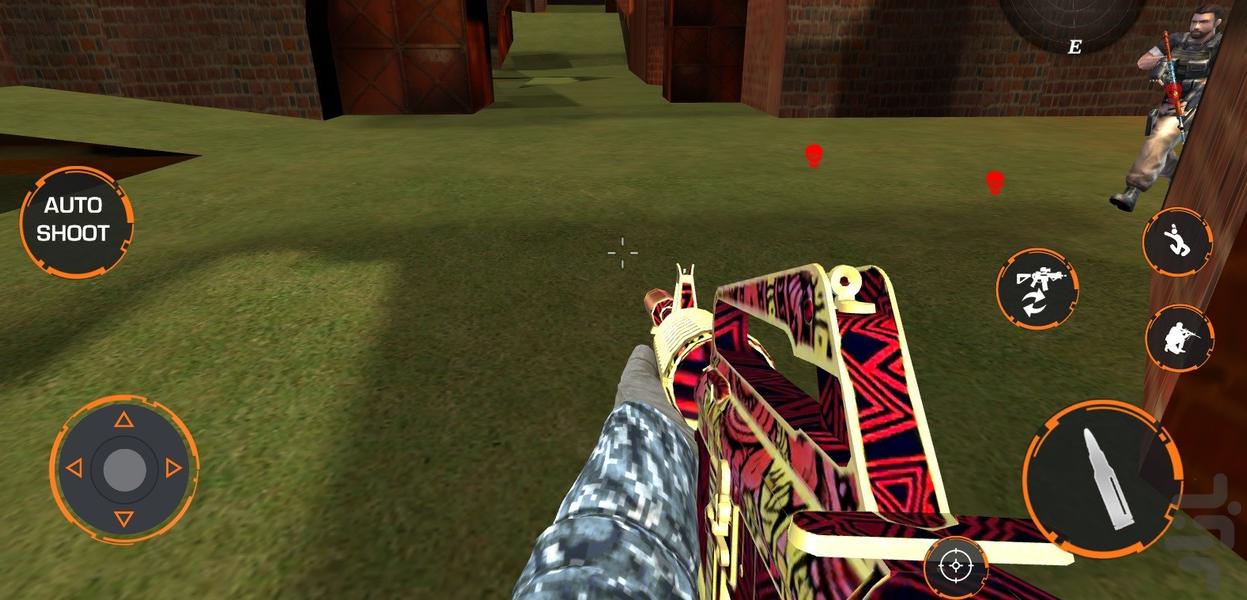بازی تفنگی نیروی زمینی - Gameplay image of android game