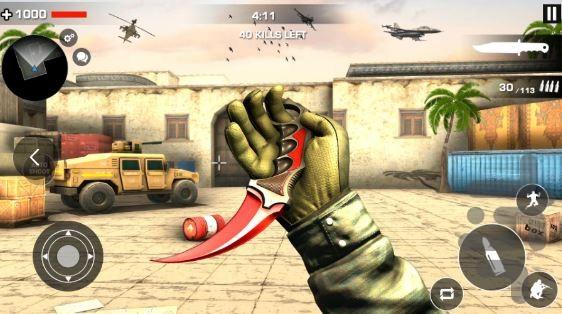 بازی تفنگی نیروی زمینی - Gameplay image of android game